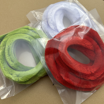 NAFT#化纤款20mm直径加密加绒毛根扭扭棒2.4米装