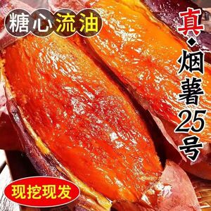 山东新鲜烟薯25号红薯烤地瓜糖心红心蜜薯沙地番薯甜5斤9农家自种