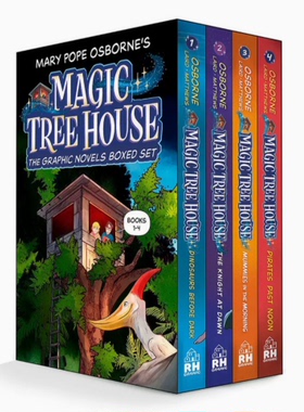 清仓价】英文原版 Magic Tree House Graphic Novel Starter Set 神奇树屋图像小说入门套装 Mary Pope Osborne 课外读物儿童书籍