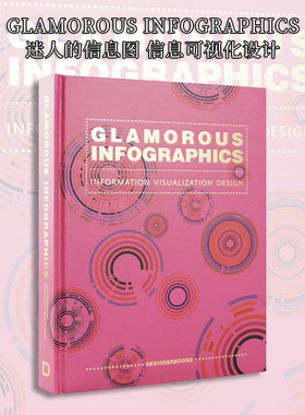 【库存书清仓2606】英文原版 GLAMOROUS INFOGRAPHICS: INFORMATION VISUALIZATION DESIGN 迷人的信息图 信息