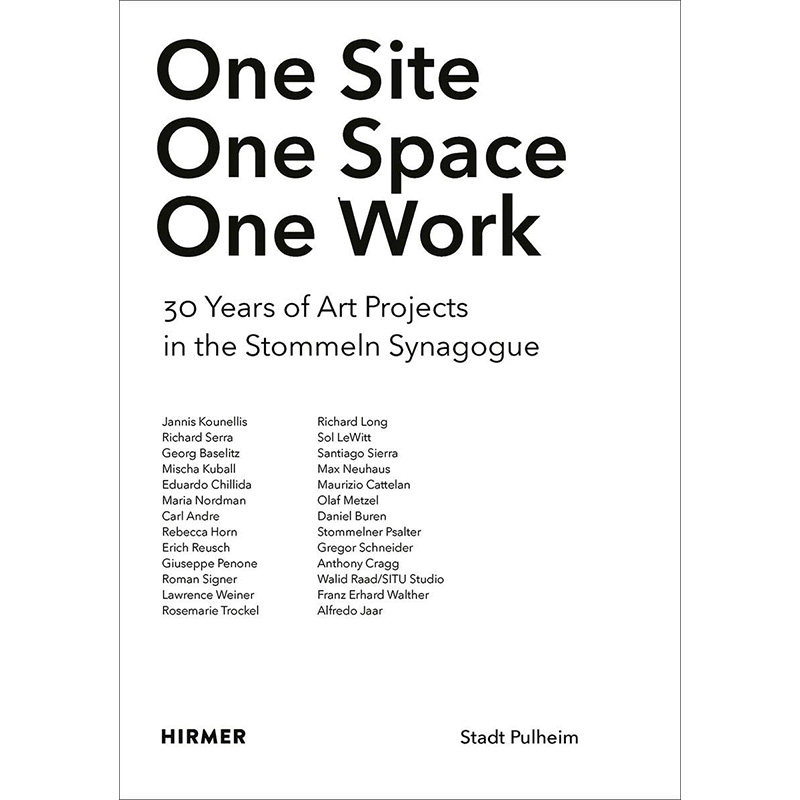 【特价清仓】英文原版 One Site One Space One Work 一个地点一个空间一个作品 Hirmer 艺术类书籍