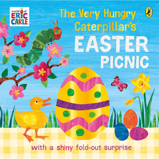 The Picnic Hungry 英文原版 Very Caterpillar 复活节野餐Eric 预售 毛毛虫 Easter 精装 饥饿 Carle英语故事绘本儿童书籍