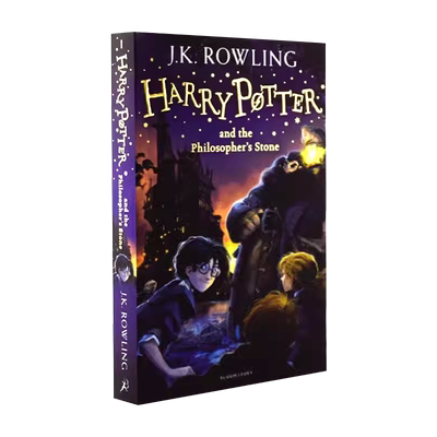 【现货】哈利波特与魔法石英文原版 Harry Potter JK罗琳 哈利波特英语原版入门读物魔法奇幻动作冒险动漫小说书籍【灵感库正版】