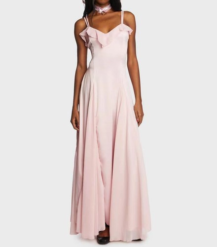 收腰连衣裙复古牛仔布连衣裙