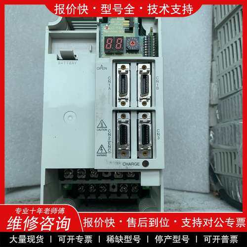 议价维修驱动器 MR-J2S-200B-S170实物图，成色漂亮