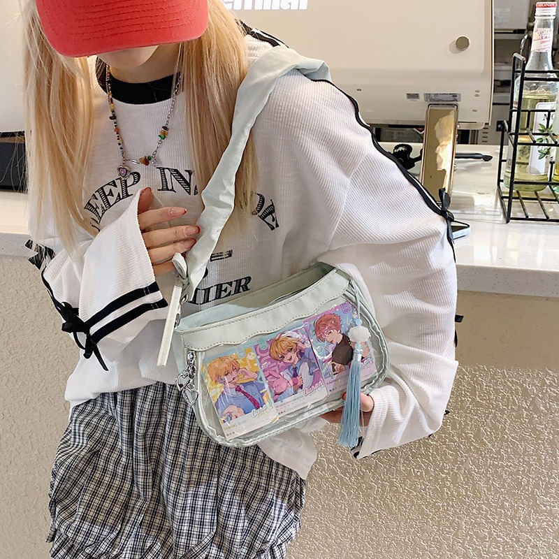 小食量痛包 日常原创 二次元包包斜挎吧唧谷子 手提腋下包