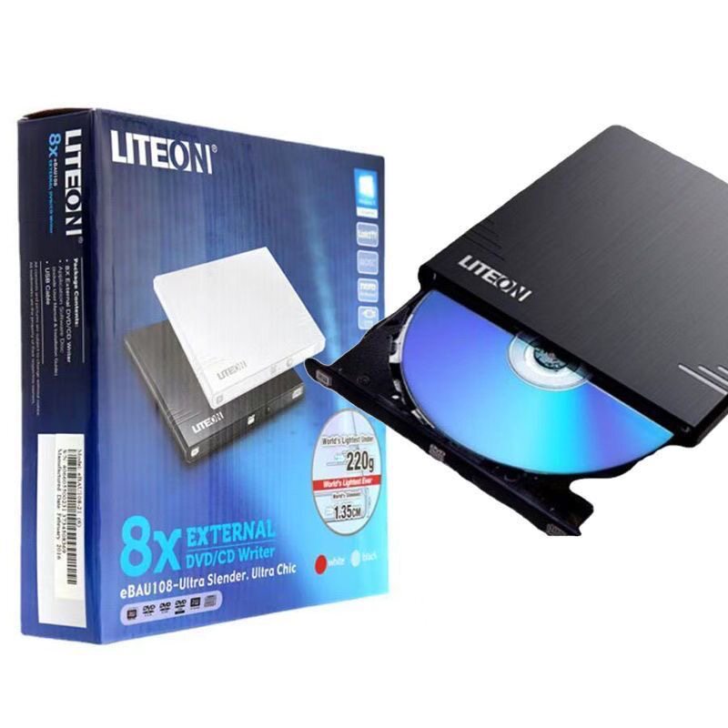 建兴USB刻录机外置光驱DVD刻录ebau108外接电脑笔记本驱动图片