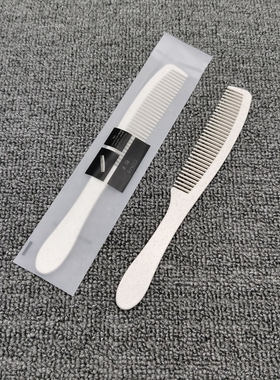 酒店一次性梳子宾馆民宿一次性洗漱用品厂家长条梳塑料头梳旅行梳