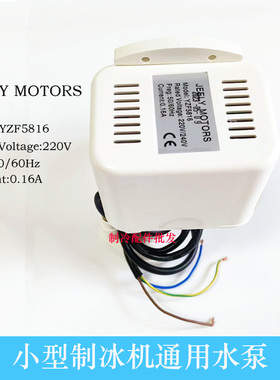 5816水泵制冰机水泵科酷抽水电机