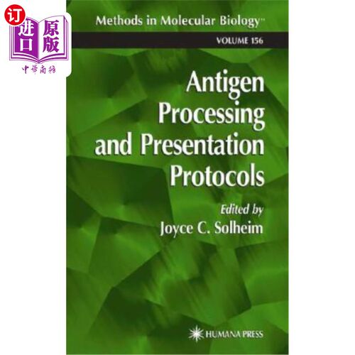 海外直订医药图书Antigen Processing and Presentation Protocols 抗原处理和呈递协议