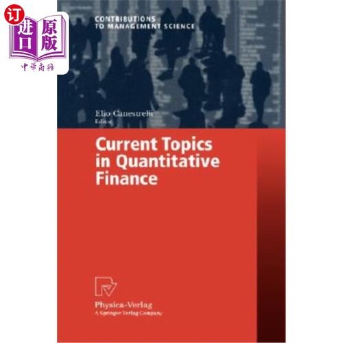 海外直订Current Topics in Quantitative Finance