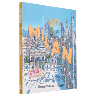 我是米兰 城市插画绘本 I am Milan 英文原版 Stanga Carlo 绘本与绘本小说 Comic Book【中商原版】