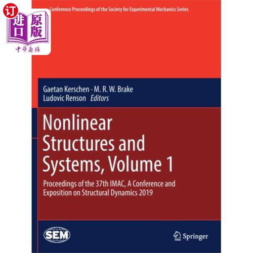 海外直订Nonlinear Structures and Systems, Volume 1 非线性结构和系统，卷1