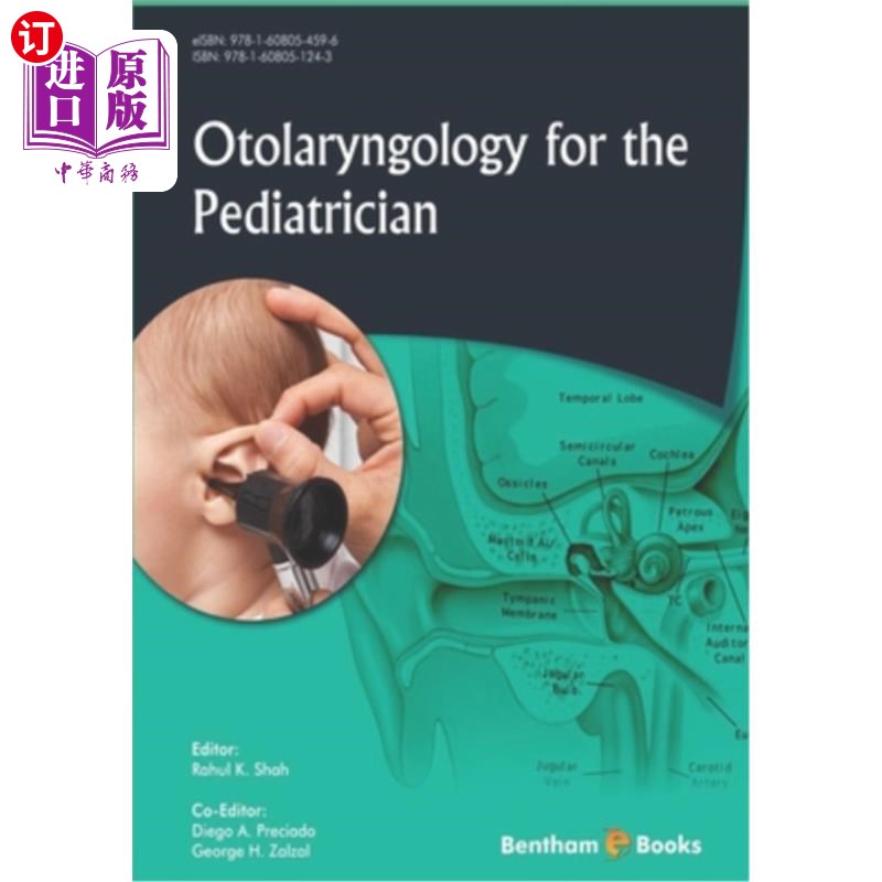 海外直订医药图书Otolaryngology for the Pediatrician 儿科医生耳鼻喉科