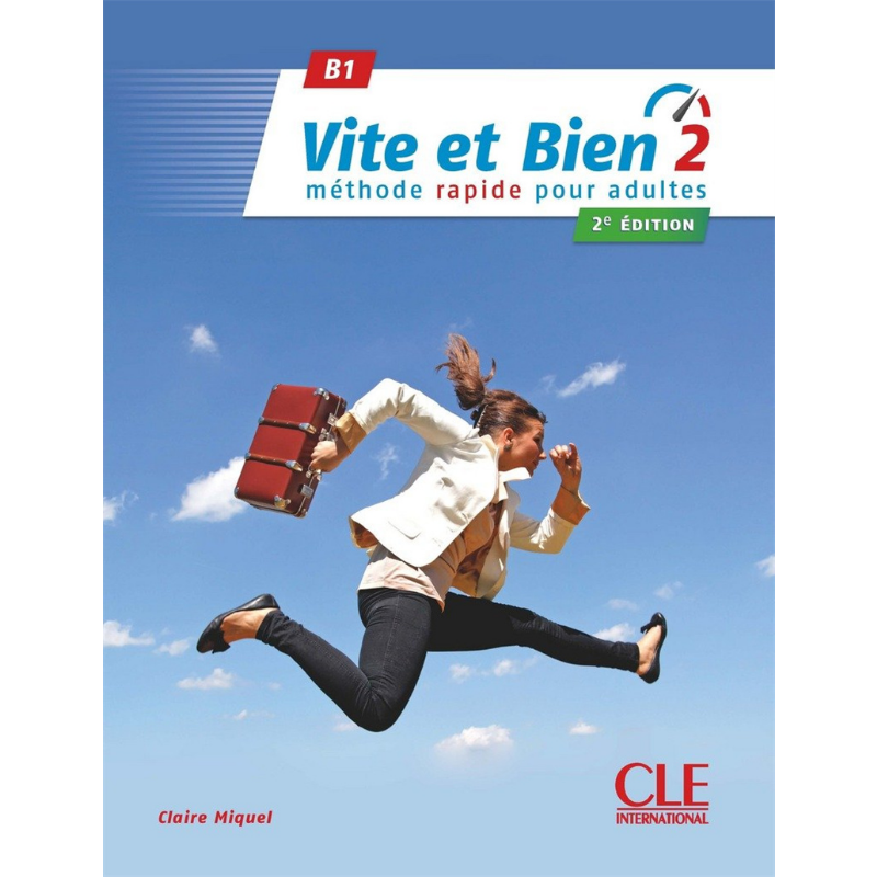 成人法语教材 Vite et bien 2 生活旅游场景 学生用书 B1 法文原版【中商原版】