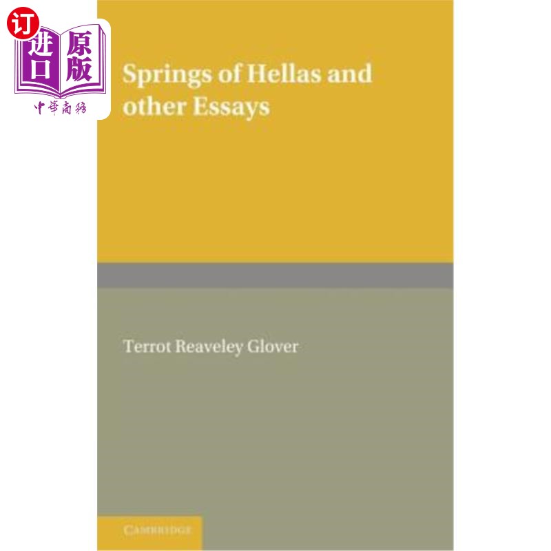 海外直订Springs of Hellas and Other Essays by T. R. Glover: With a Memoir by S. C. Rober 格罗弗的《地狱之泉》和其他属于什么档次？