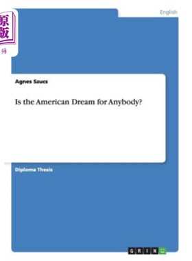 海外直订Is the American Dream for Anybody? 美国梦属于任何人吗?