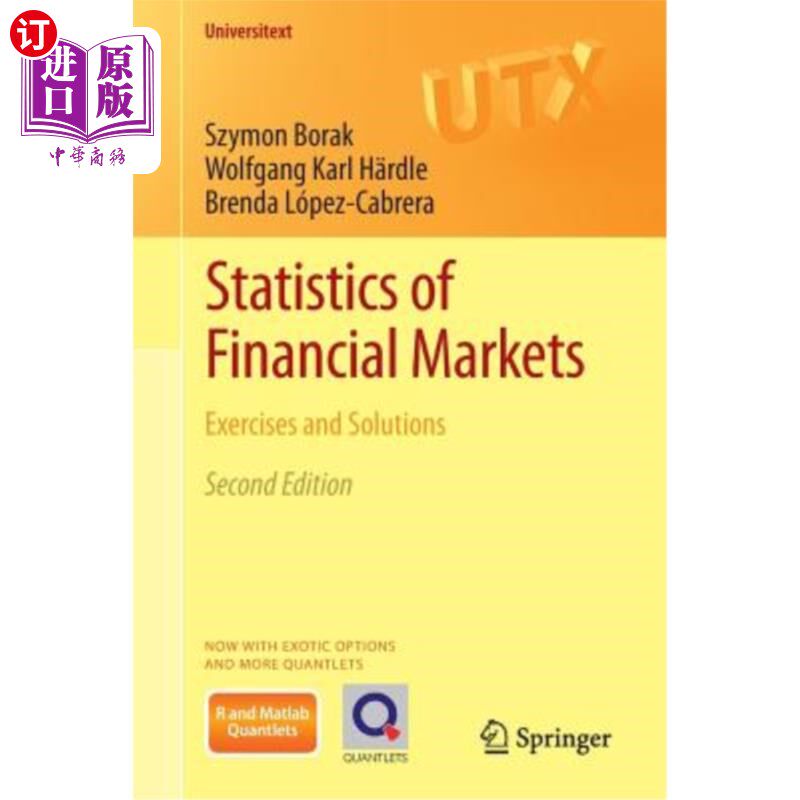 海外直订Statistics of Financial Markets: Exercises and Solutions 金融市场统计：练习和解决方案