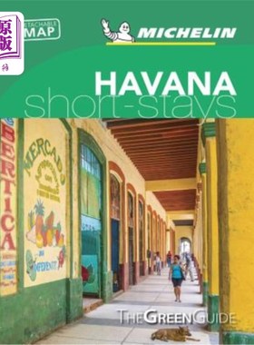 海外直订Michelin Green Guide Short Stays Havana: Travel Guide 米其林绿色指南哈瓦那短期住宿:旅游指南