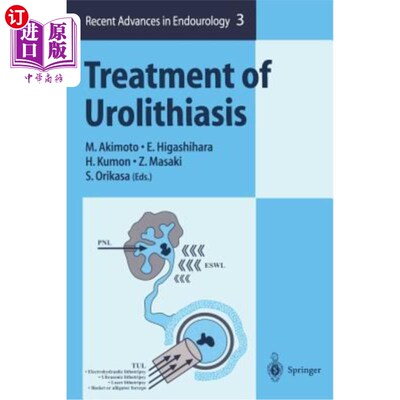 海外直订医药图书Treatment of Urolithiasis 尿石症的治疗