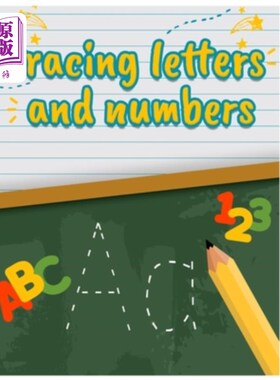 海外直订Tracing letters and Numbers: Tracing letters and Numbers and drawings for colori 描摹字母和数字：描摹字母和