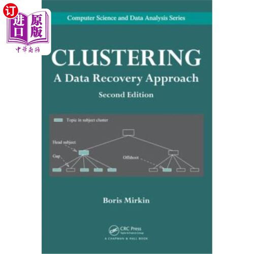 海外直订Clustering: A Data Recovery Approach, Second Edition 聚类:数据恢复方法，第二版