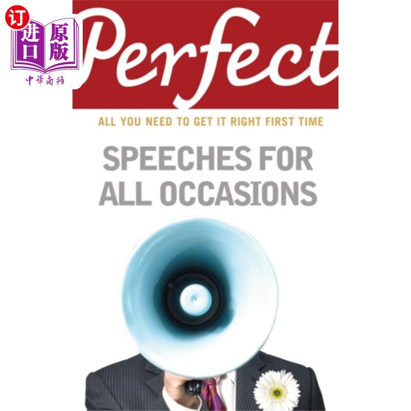 海外直订Perfect Speeches for All Occasions 适合所有场合的完美演讲