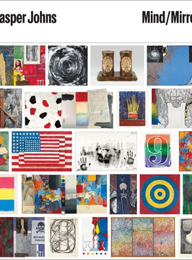 现货 Jasper Johns: Mind/Mirror 进口艺术 贾斯帕约翰斯: 心灵/镜面 Yale【中商原版】
