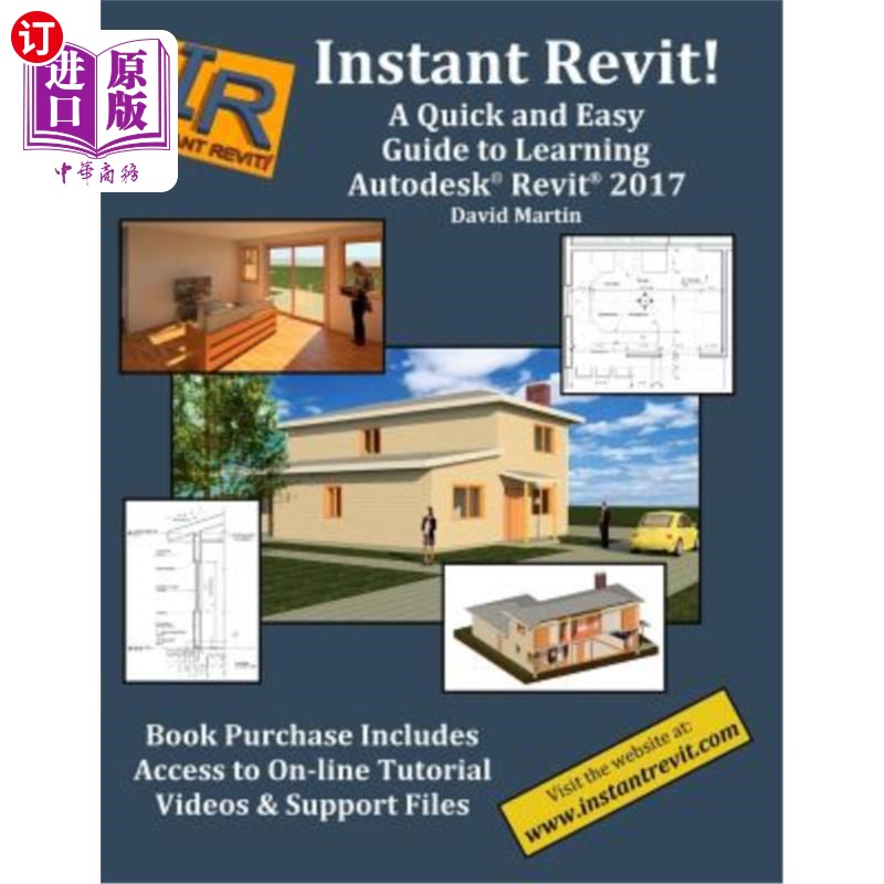 海外直订Instant Revit!: A Quick and Easy Guide to Learning Autodesk(R) Revit(R) 2017即时复仇！：快速简便地学习Auto