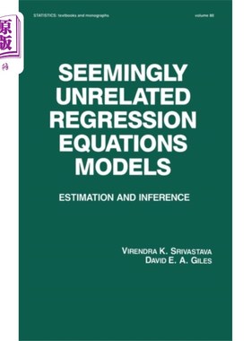 海外直订Seemingly Unrelated Regression Equations Models 似无关回归方程模型