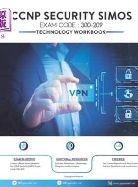 海外直订CCNP Security SIMOS Workbook: Exam (300-209) CCNP安全SIMOS工作手册:考试(300-209)