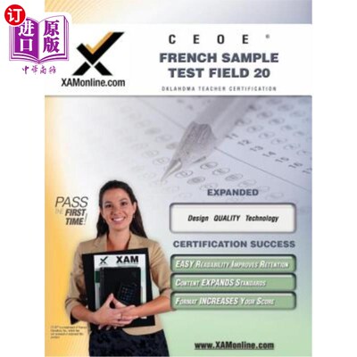 海外直订Ceoe Osat French Sample Test Field 20 Teacher Certification Test Prep Study Guid Ceoe Osat法