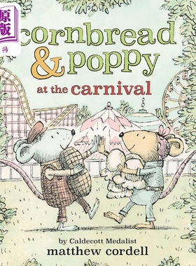面包鼠与波波鼠2 Cornbread & Pop p  at the Carnival英文原版 儿童绘本 动物故事图画书 进口儿童读物 友谊故事【中商原版?
