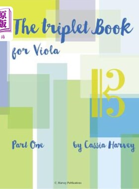 海外直订The Triplet Book for Viola, Part One 维奥拉的三联本，第1部分