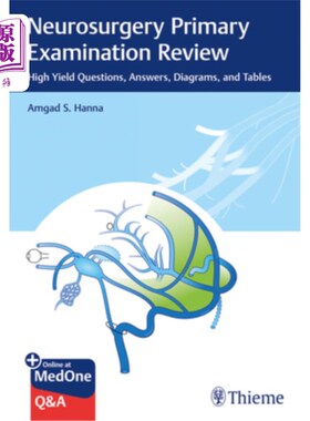海外直订医药图书Neurosurgery Primary Examination Review: High Yield Questions, Answers, Diagrams 神经外科初级考试复