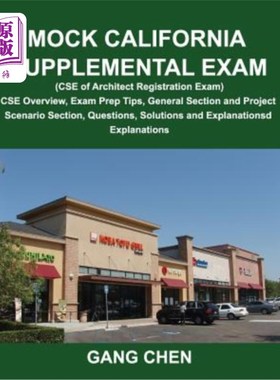 海外直订Mock California Supplemental Exam (CSE of Architect Registration Exam): CSE Over 模拟加州补充考试（建筑师注