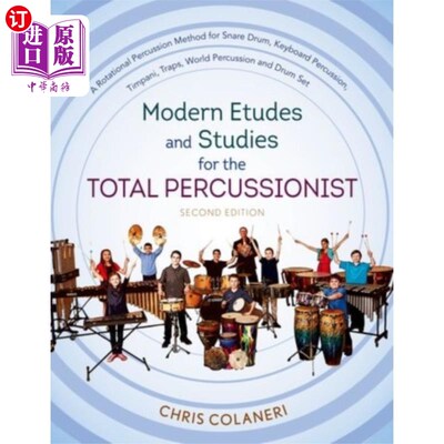 海外直订Modern Etudes and Studies for the Total Percussi... 全打击乐手的现代练习曲和研究