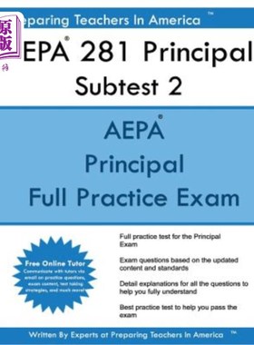 海外直订AEPA 281 Principal Subtest II: Arizona Educator Proficiency Assessments Principa AEPA 281主子