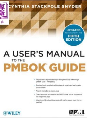 项目管理知识体系用户指南 第2版  A UserS Manual To The Pmbok Guide Second Edition 英文原版 Cynthia Snyder Dionisio w