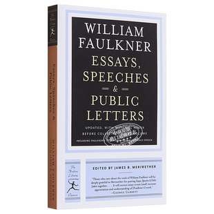福克纳随笔 英文原版 Essays Speeches Public Letters William Faulkner【中商原版】