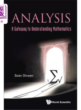 海外直订Analysis: A Gateway to Understanding Mathematics 分析：理解数学的门户