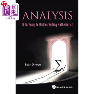 海外直订Analysis: A Gateway to Understanding Mathematics 分析：理解数学的门户