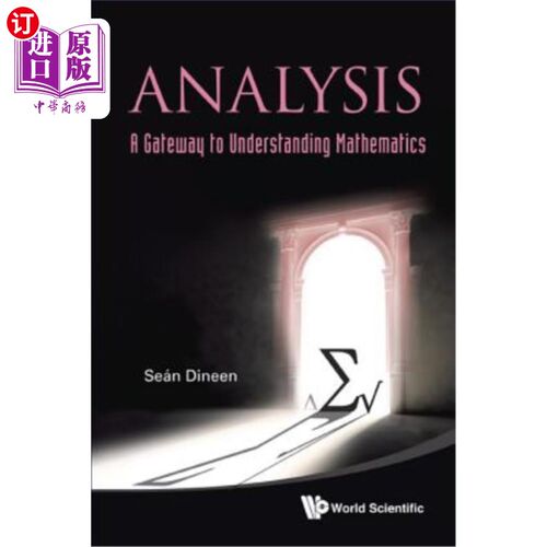 海外直订Analysis: A Gateway to Understanding Mathematics 分析：理解数学的门户