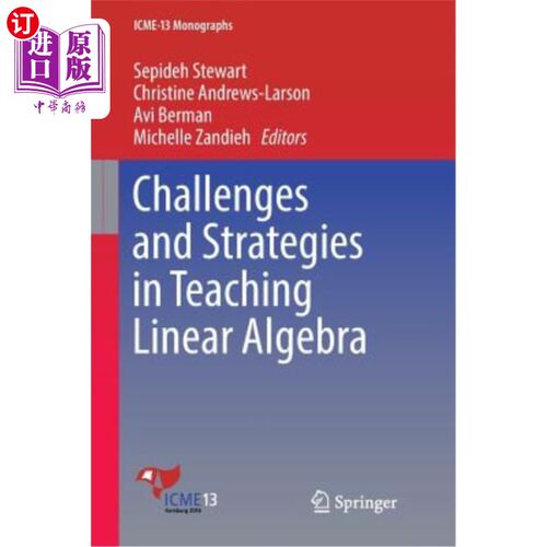 海外直订Challenges and Strategies in Teaching Linear Algebra 线性代数教学面临的挑战与对策