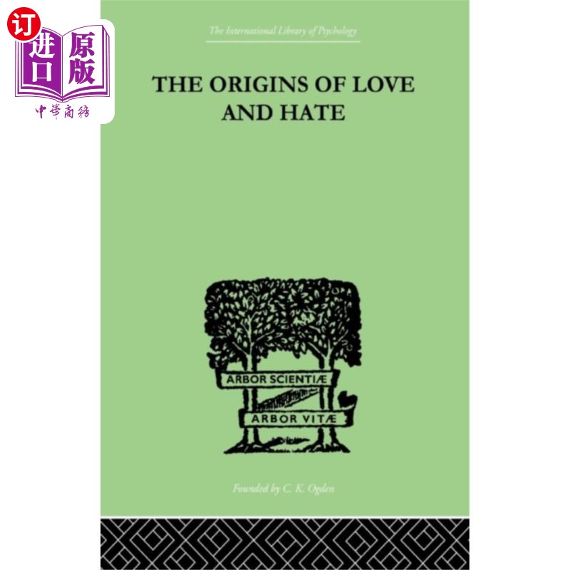 海外直订Origins Of Love And Hate 爱与恨的起源