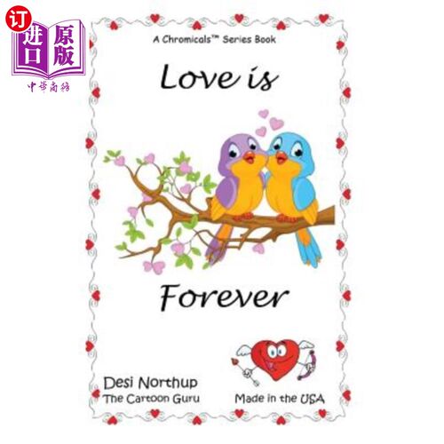 海外直订Love is Forever: Quips and Quotes with Illustrations in Black & White 爱是永恒的：带有黑白插图的俏皮话和引
