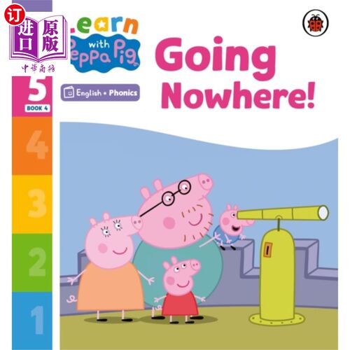 海外直订Learn with Peppa Phonics Level 5 Book 4 - Going ... 学习Peppa Phonics Level 5 Book 4 - Going