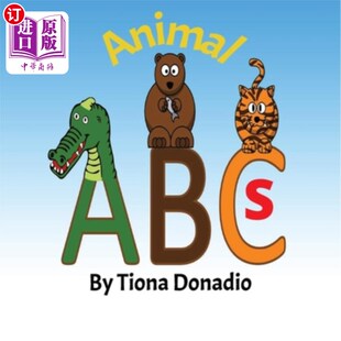 the Alphabet 动物abc：与可爱 ABCs 动物一起学习字母表 Animals Learning Cute 海外直订Animal with