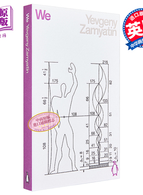 预售 我们（反乌托邦代表作之一）We 企鹅科幻系列  英文原版 Zamyatin, Yevgeny【中商原版】