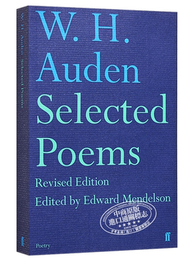 W H 奥登诗选 Selected Poems 英文原版 Wystan Hugh Auden【中商原版】